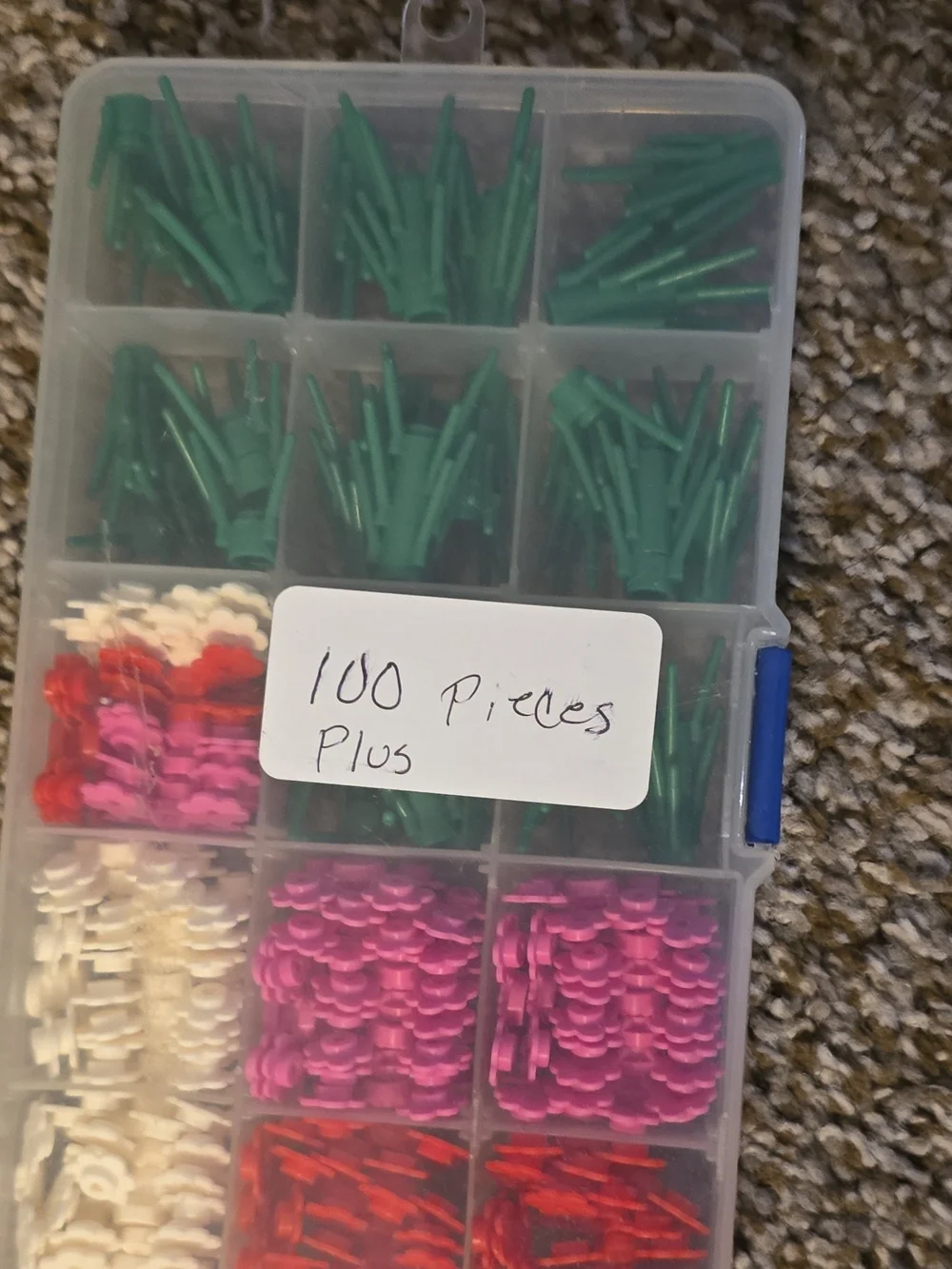 Lego Green, Pink, White, Red Accessory Parts Pack